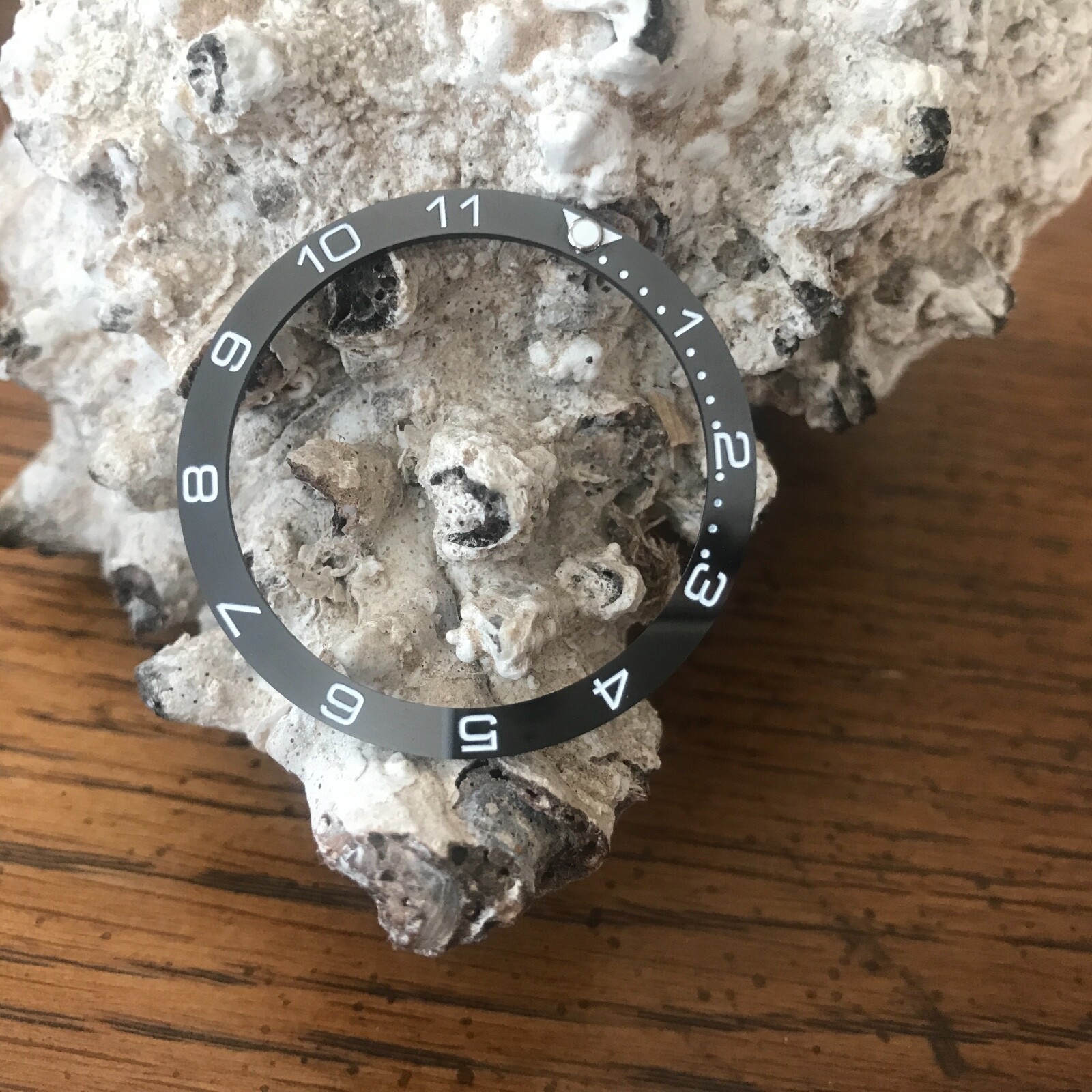 Ceramic Black Dual Time Bezel Insert for Seiko Turtle SRP ~ US Seller+Ships Fast