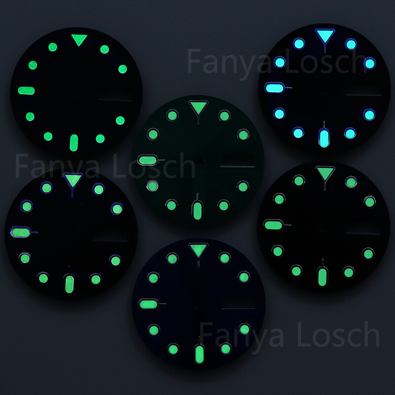 For Seiko nh36 nh36A Movement 3C Luminescence Day Date Dial For Seiko Skx013 Mod