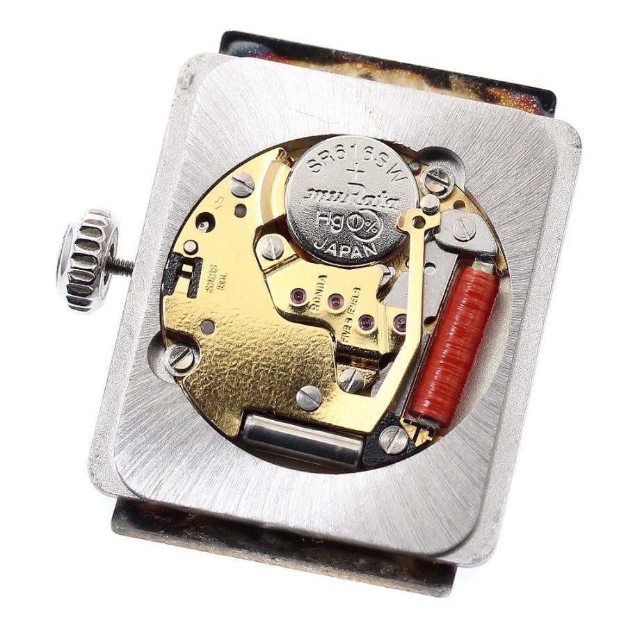FRANCK MULLER Genuine Movement Long Island 902QZ Ladies Silver Dial For Parts