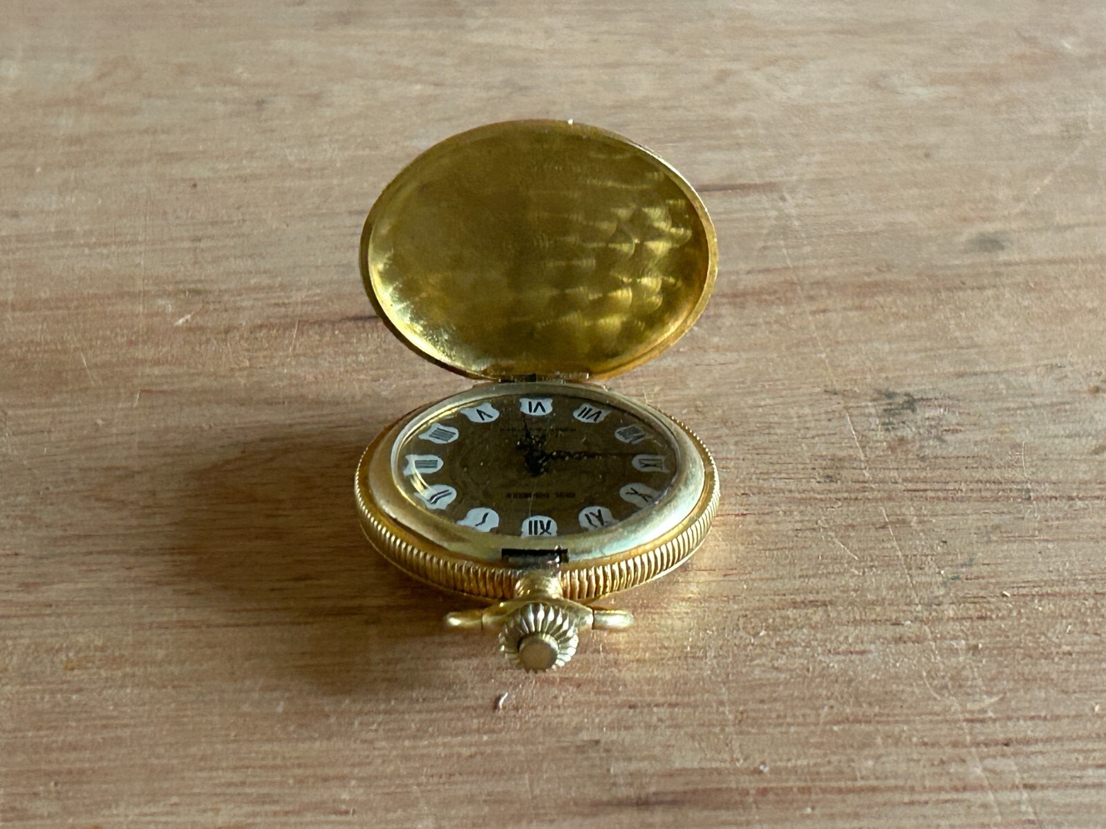 Paul Dominique Pocket Watch 17 Jewels Shock Absorber Kent France Parts Vintage