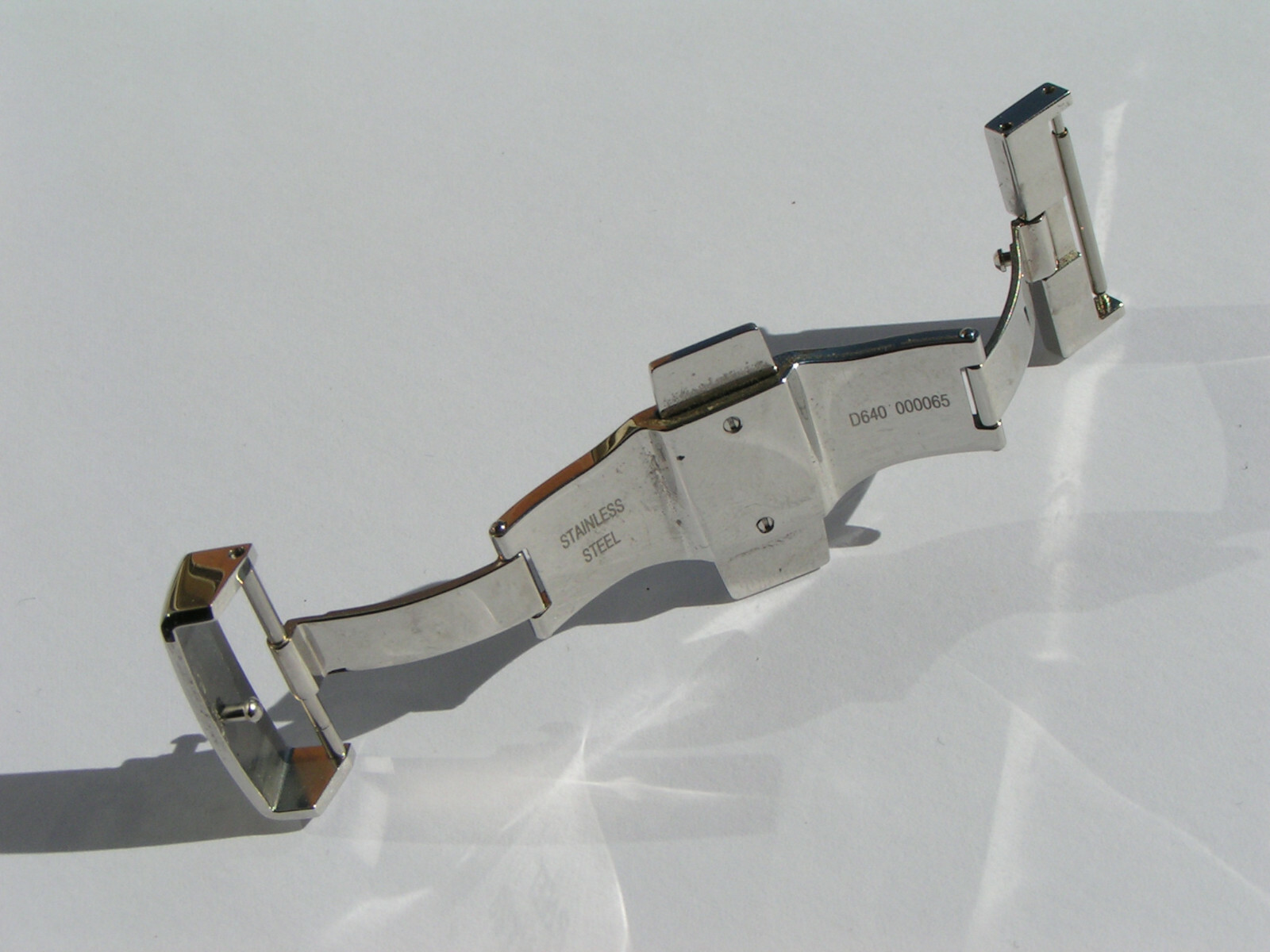 UNION GLASHÜTTE SA Stainless Steel 20mm Deployment Deployant Clasp Buckle I261