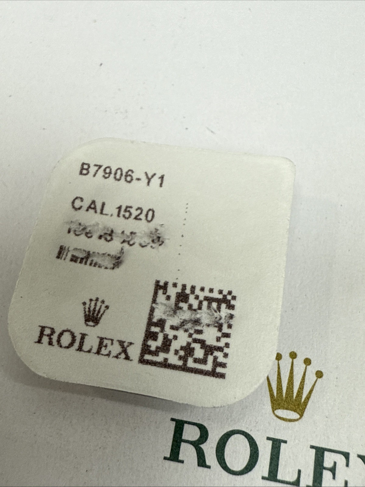 GENUINE Rolex 1530 7906 Axle For Oscillating Weight New Sealed Package