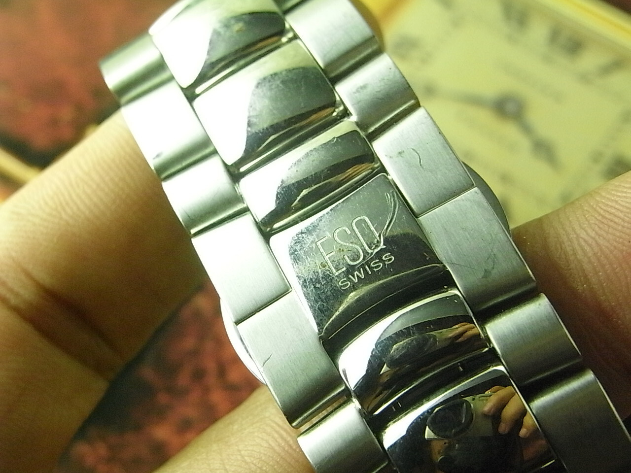 40MM ESQ BY MOVADO CATALYST CHRONO SALESMAN SAMPLE DEMO WATCH (without movement)