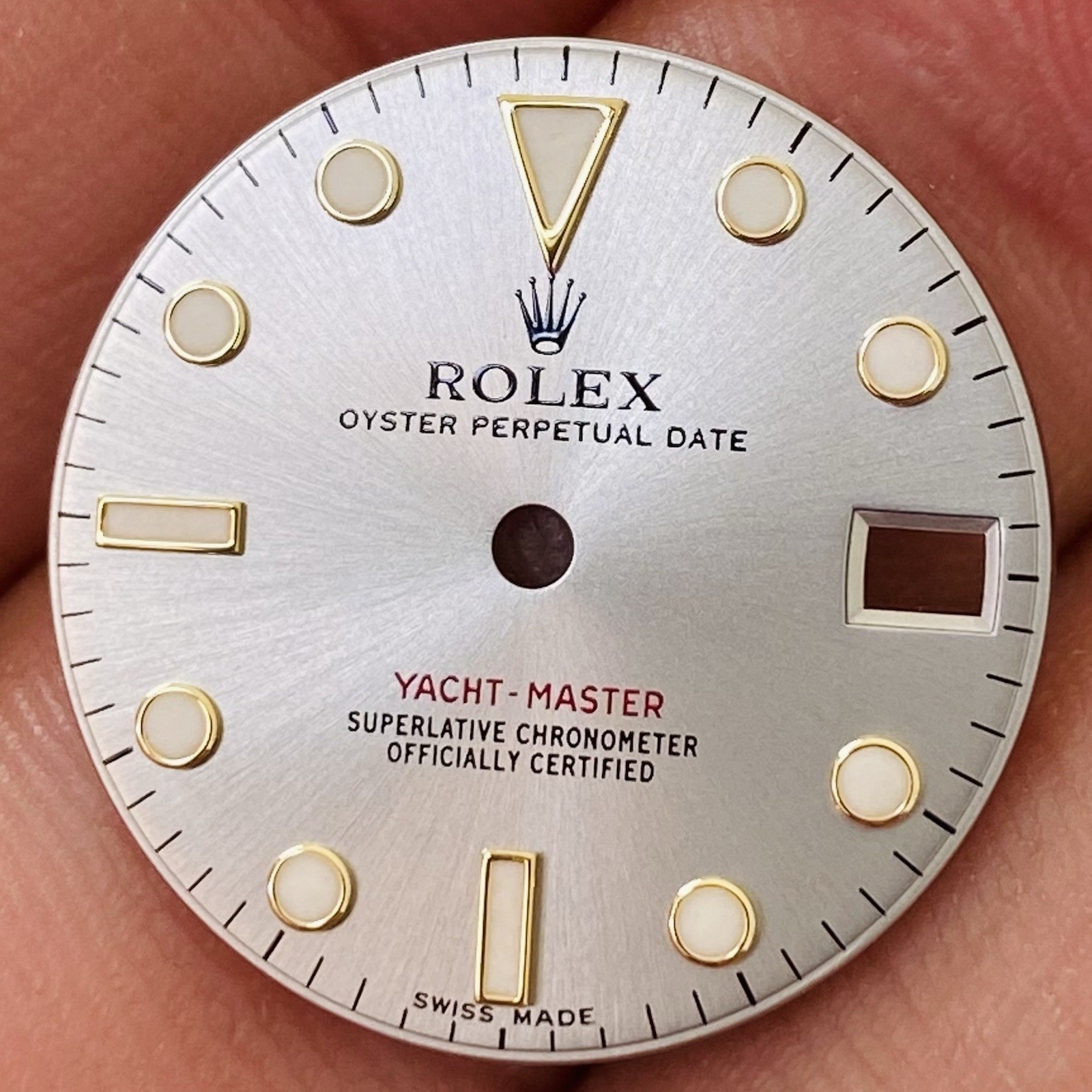 Rolex Silver Dial For Lady Yacht Master 35mm Model 168628 168623 68628 68623