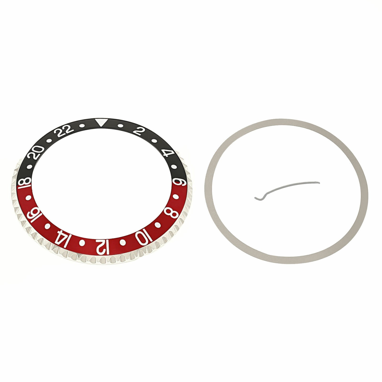 Bezel & Insert Kit For Rolex GMT Master 2 16700, 16710, 16760 Black Red Coke