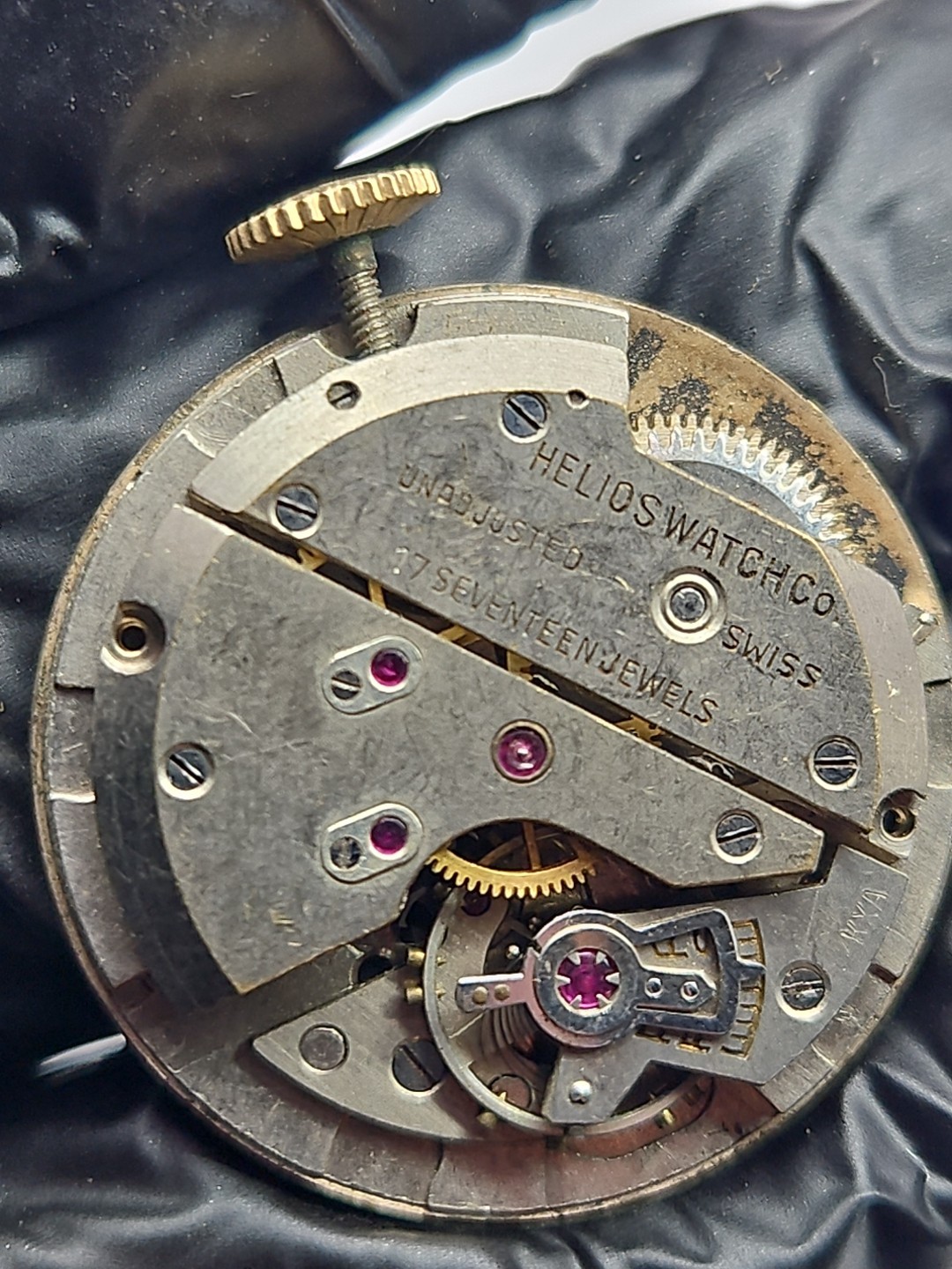 Helios 17j Watch Movement Parts/Repair (R3)