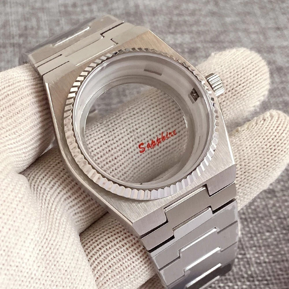 PRX 40mm Watch Case Texture Dial Set 10ATM Sapphire For Super Player NH35 NH36