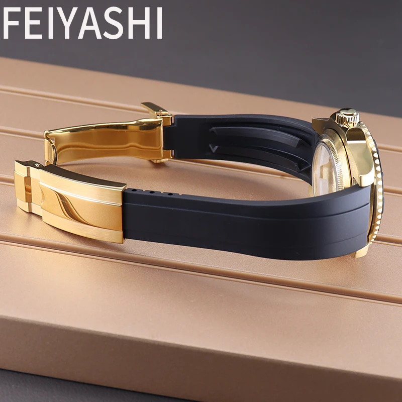 For Nh35 2824 Movement 40mm Watch Case Strap Yacht Ceramic Bezel Sapphire Glass