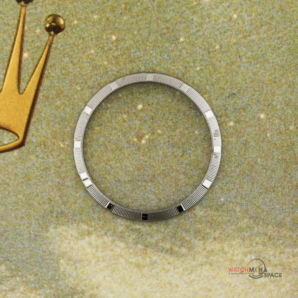 Original Lady Rolex 24mm 6617 6618 6619 Stainless Steel Turned Bezel #D44