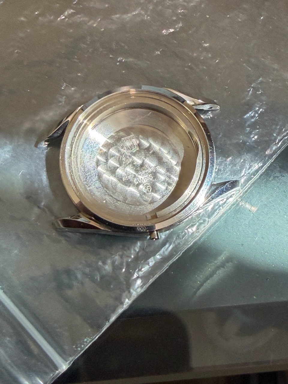 Universal Geneve Huguenin Freres Polerouter Electric watch case ref 860100.01