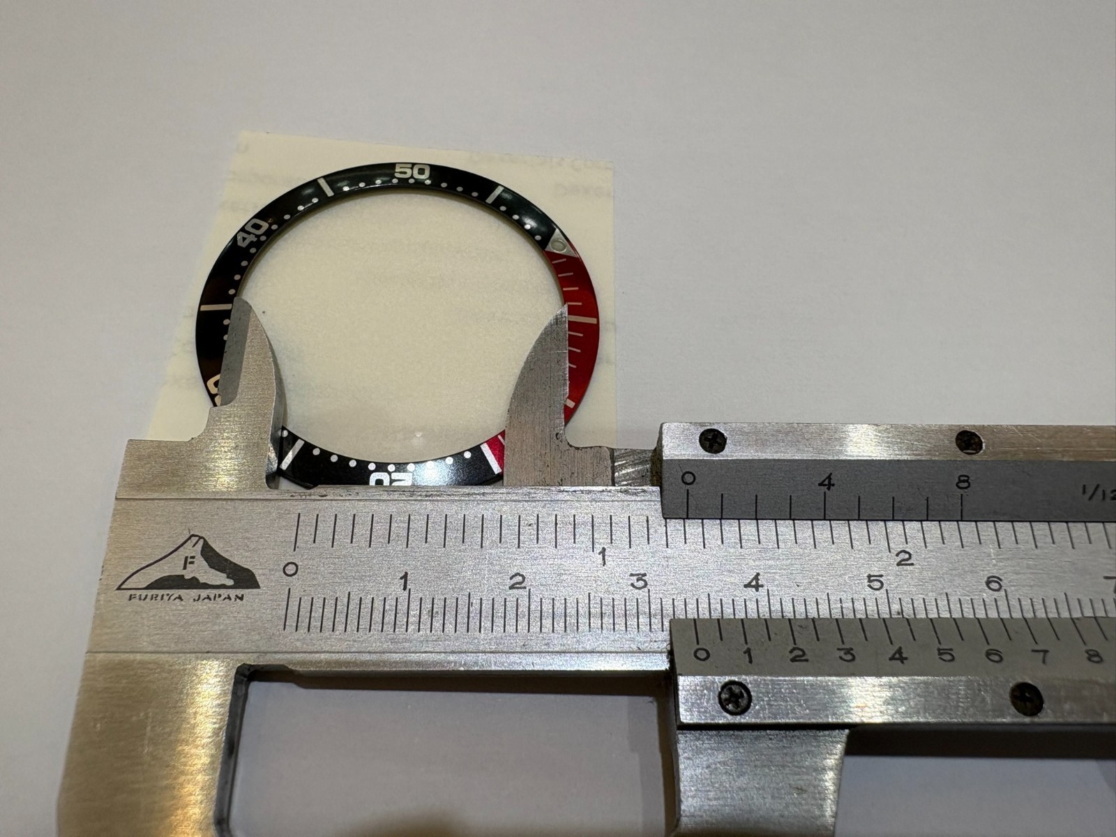 New ORIS Top Bezel Insert Ring Titanium Diver 7599 Ø 47mm CHRONOGRAPH 1000m