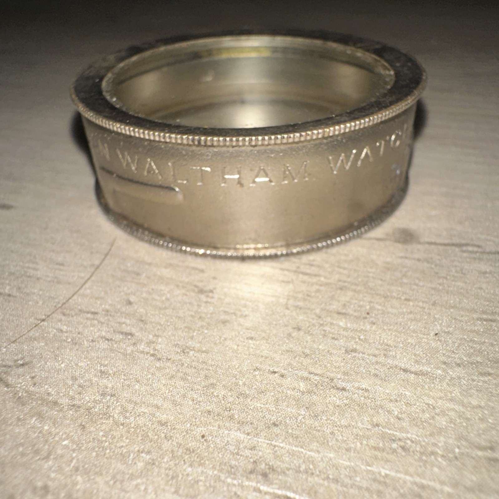 Vintage American Watch Co. Movement Tin 1896! Waltham Watch Co. Nice Patina!
