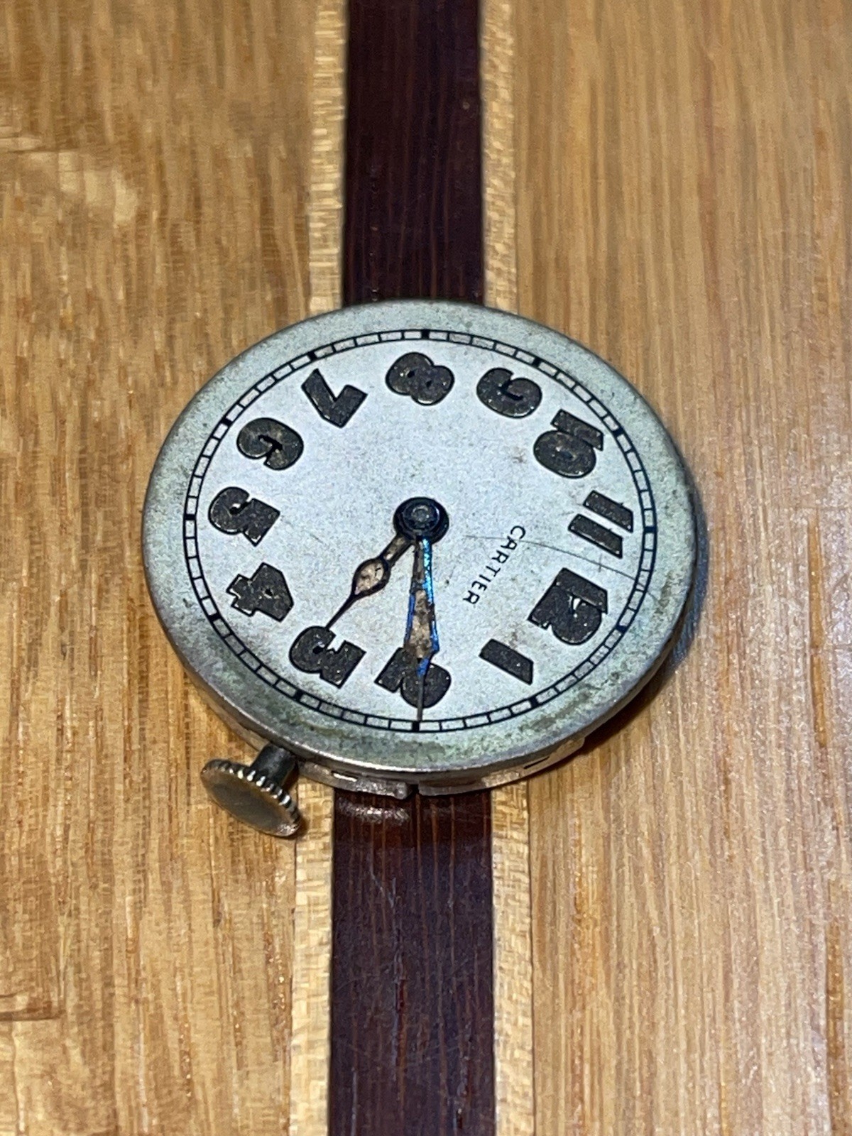 CARTIER IWC INTERNATIONAL WATCH CO. Cal. 75 Movement 1917 WW1 Era Vintage Swiss