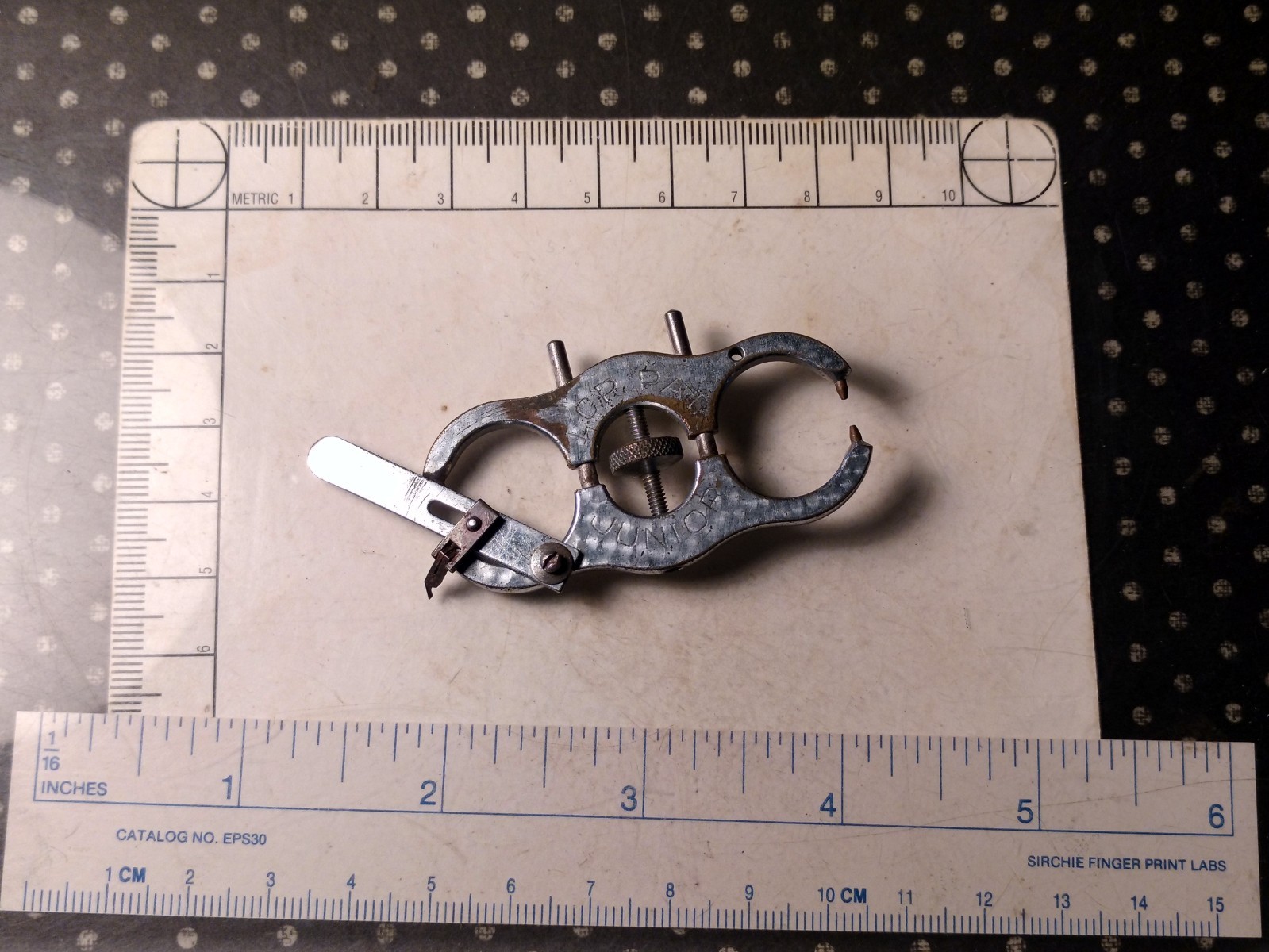 Antique Pocket Watch / Wristwatch Repair Tool: LJR Truing Caliper