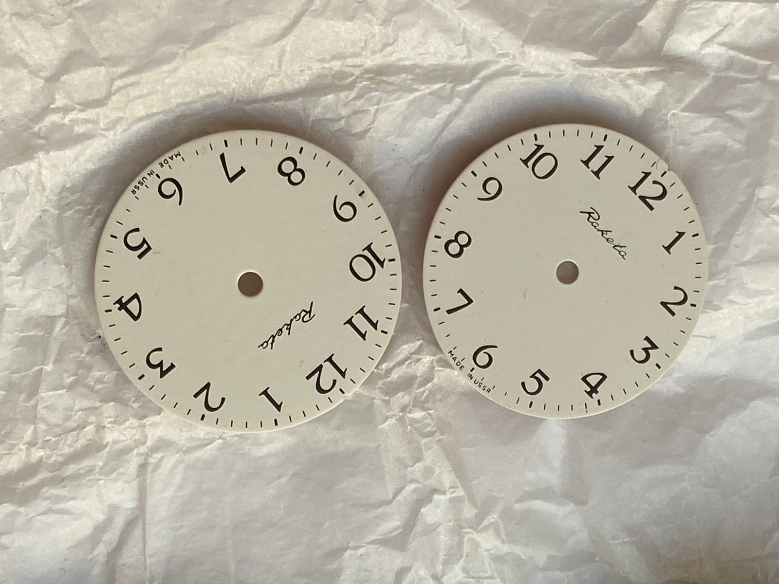 NOS LOT WATCH RAKETA WHITE DIAL 2609 HA FLAT 19 JEWELS NEW OLD STOCK PARTS USSR