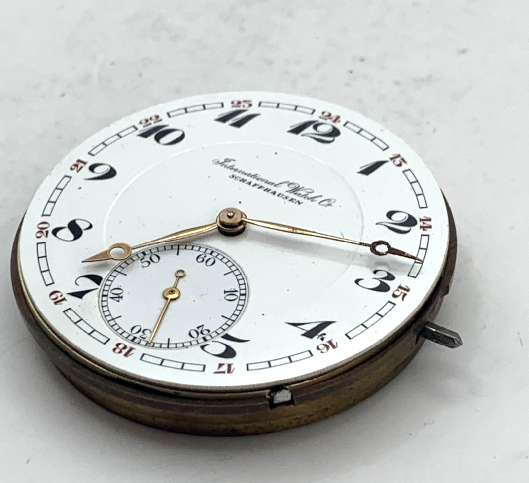 High Quality (IWC) 17J International Watch Co. Pocket Watch M/ment Working Well