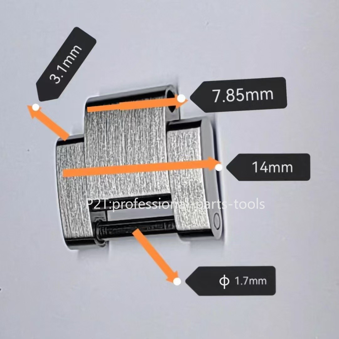 14mm Steel Oyster Watch Link For Rolex DJ Midsize 17824 68240 68274 78240 78275