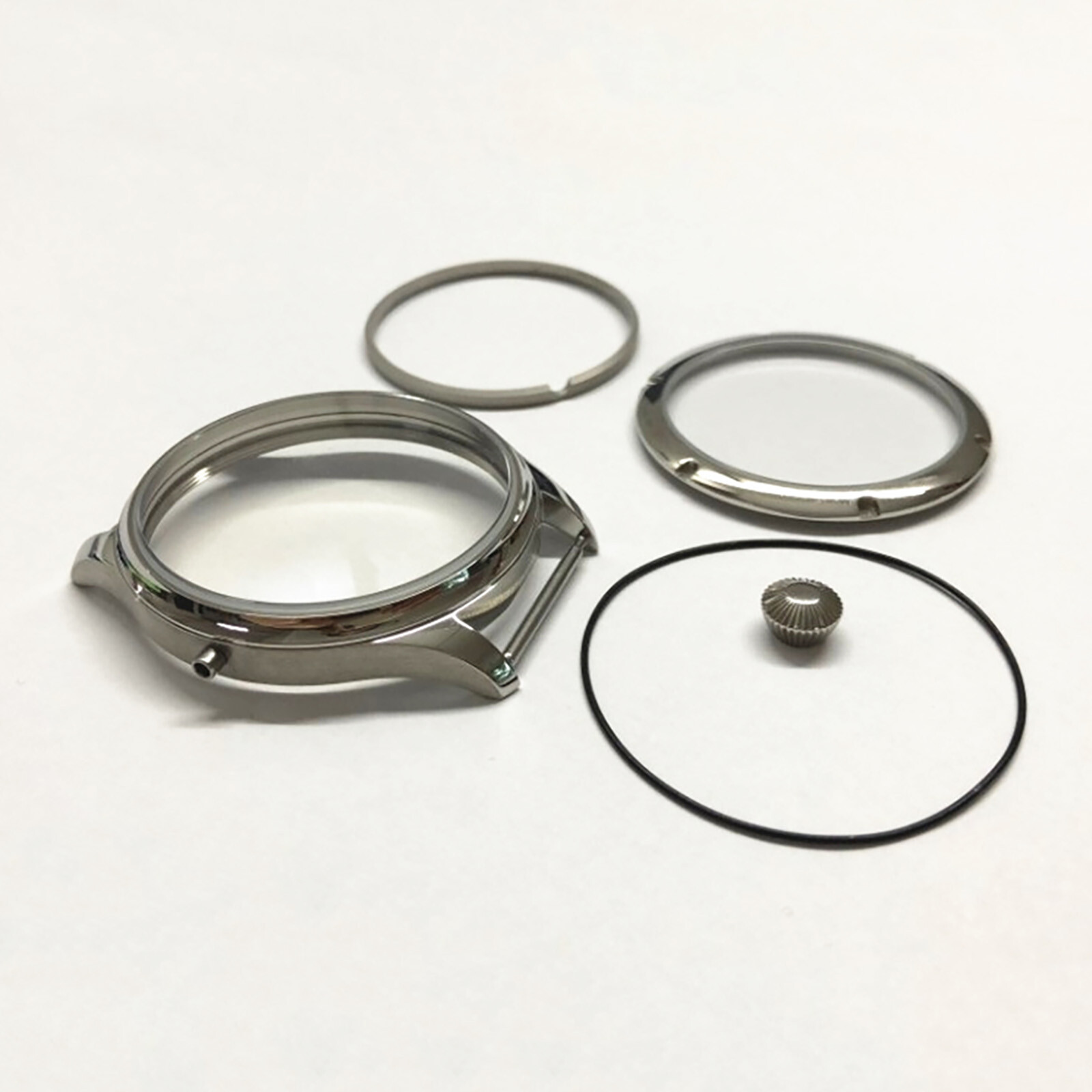 44mm 316L Stainless Steel Watch Case Set For ETA 6497/6498 ST3600/3621 Movement/