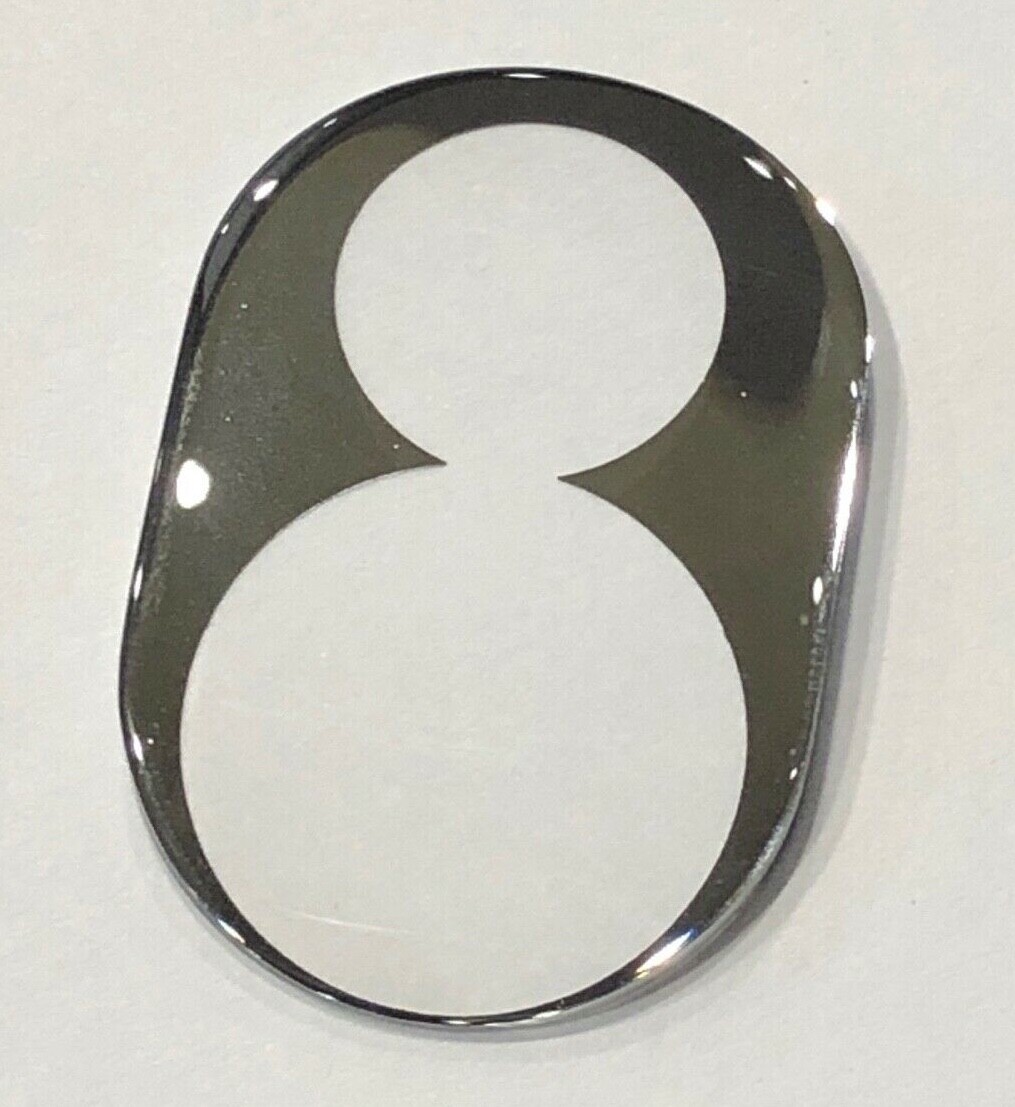 Generic Philip Stein Magnified Single Curved Silver Trim Watch Crystal