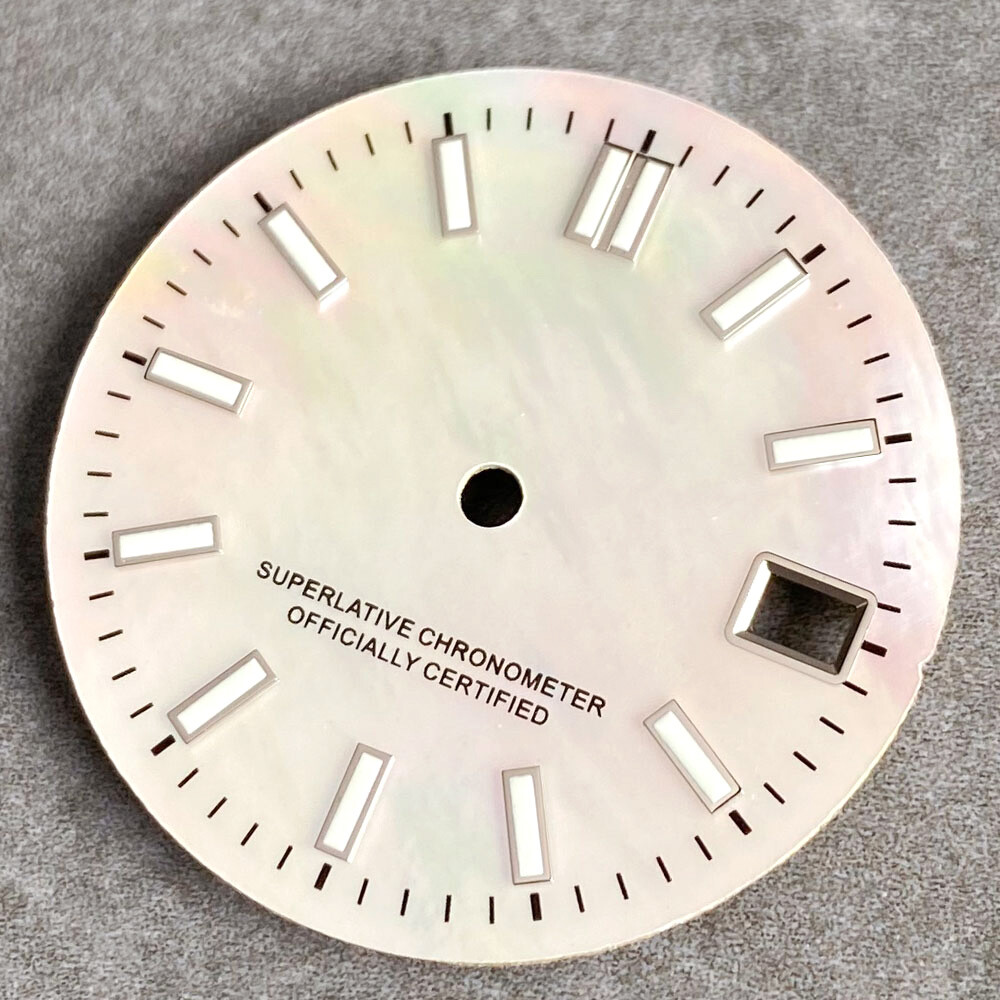 High Quality 29mm MOP Mother of Pearl Shell Dial Face Fit NH35 NH36 Men’s Watch