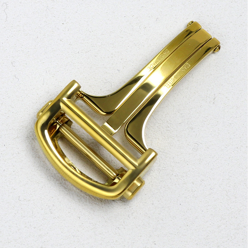 14mm 16mm 18mm Buckle Deployment Clasp Fits Cartier Leather Strap Band