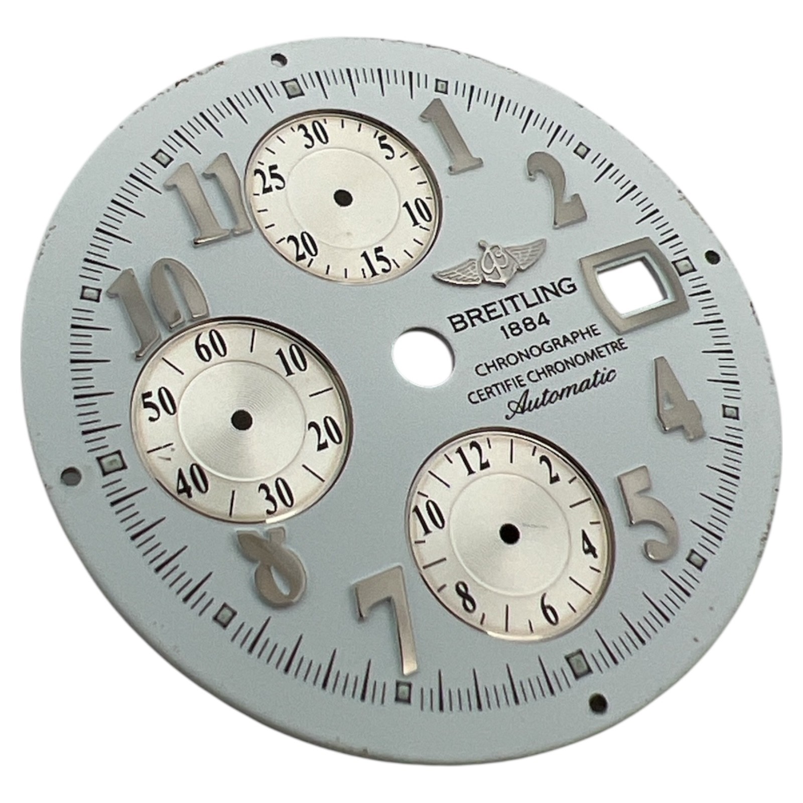 Genuine Breitling Chronomat Evolution 43mm Arabic Dial White A13356