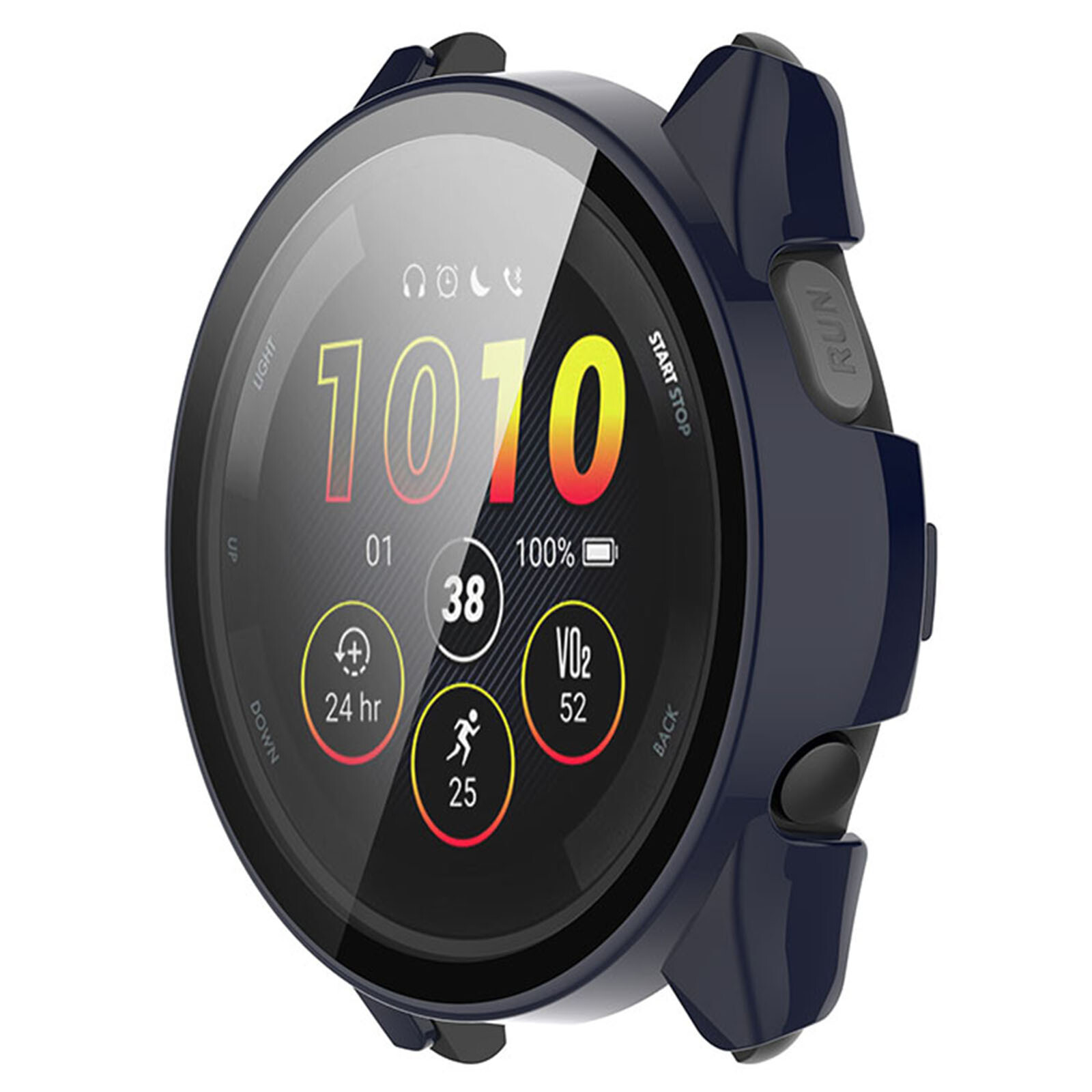 Case For Garmin Forerunner 265/265S Smart Watch PC Cover Screen Protector Shell