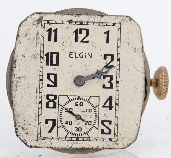 ELGIN Gr. 430, 6/0s 7j, 30114099 WRIST WATCH MOVEMENT, FOR REPAIR (OO)