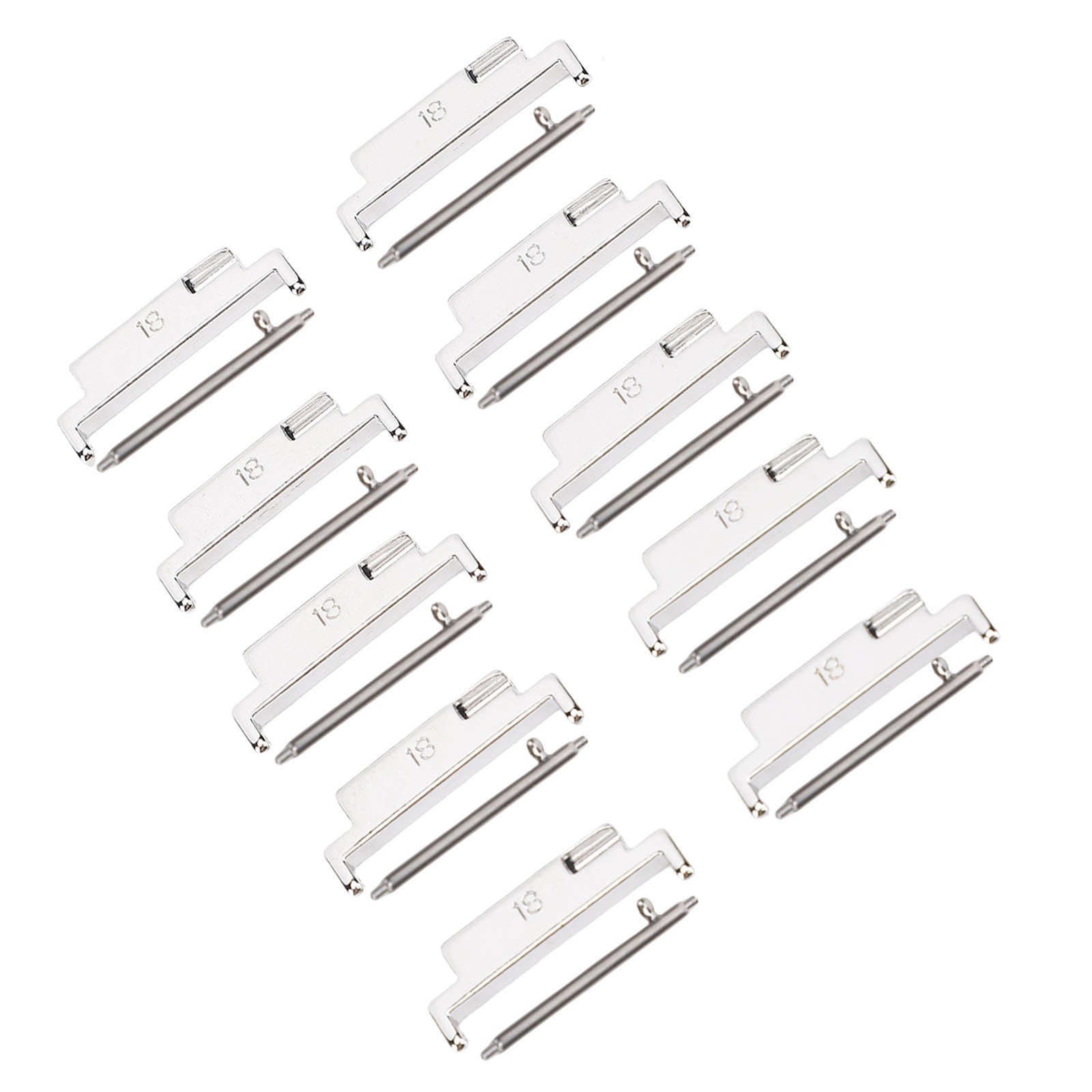 5 Pair Metal Watch Band Adapter Set For 18-22mm Watch Band Adapter