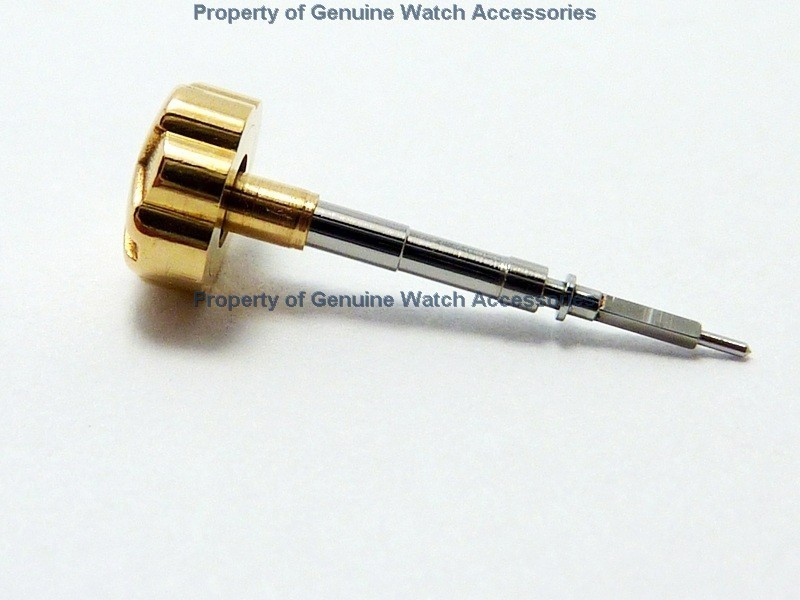 PATEK PHILIPPE 18K SOLID YELLOW GOLD DOUBLE P (“PP”) CROWN* 4.76 MM /STEM (JJ22)