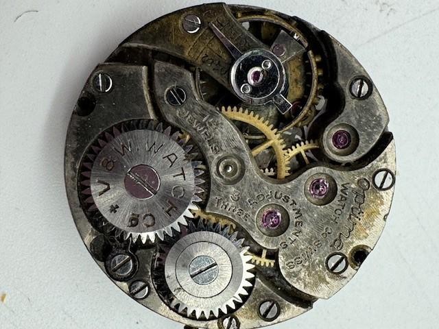 Vintage Optima 15 Jewels Mechanical Watch Movement Untested