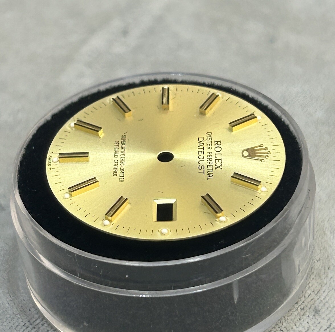 Rolex Mens Datejust Champagne Gold Claw Marker Dial For Ref 16013 16233 Factory