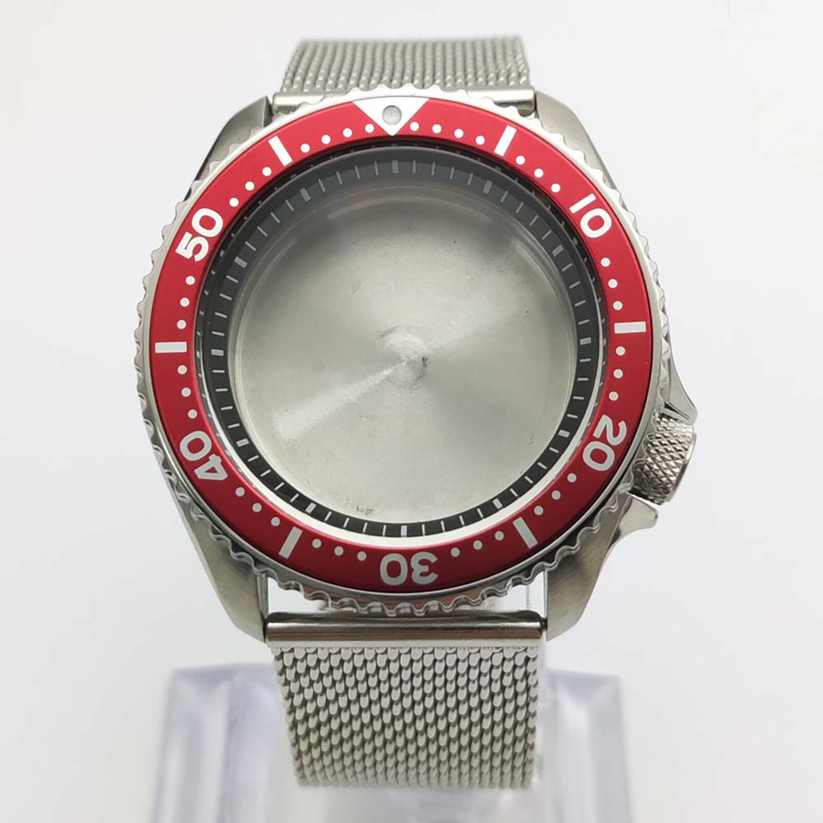 Watch Case + Watch Strap Set Men’s Watch 007 Watch Case for NH35/NH36 Movement