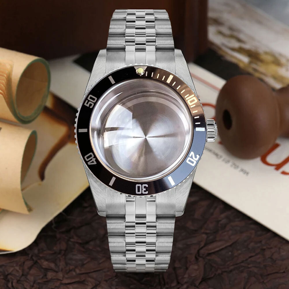 Diver Watch Case GMT Men Watch for NH34 NH35/36/38 ETA2824 PT5000 Sapphire 38mm