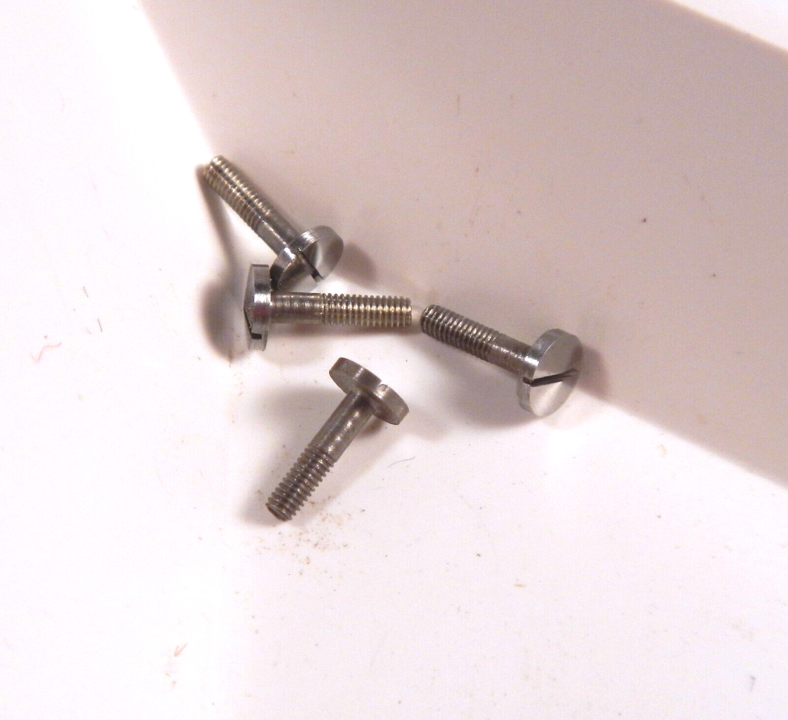 1 Pair of NOS Hamilton Watch Pocketwatch Convex Case Screws: 2.7mm x 4.2mm