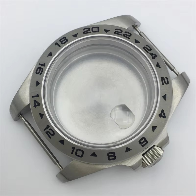 40Mm /43Mm Explore 2 Case Solid Bezel Sapphire Glass Fit NH34 NH35 NH36 ETA2824