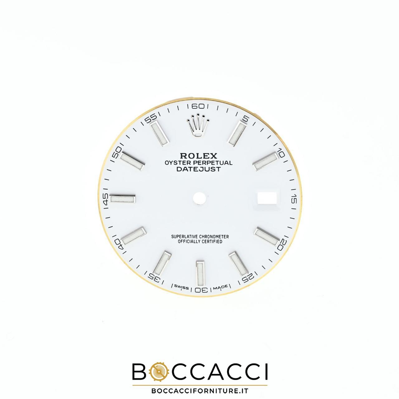 ROLEX White Dial for Datejust 41 126300 126334 Chromalight (EXCELLENT STATE)