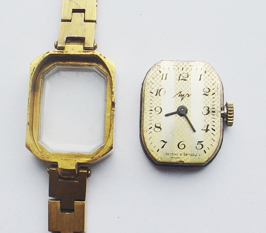 Serviced Ussr Soviet Russian Luch Jewel Womens Watch Mechanical Wrist Ladie