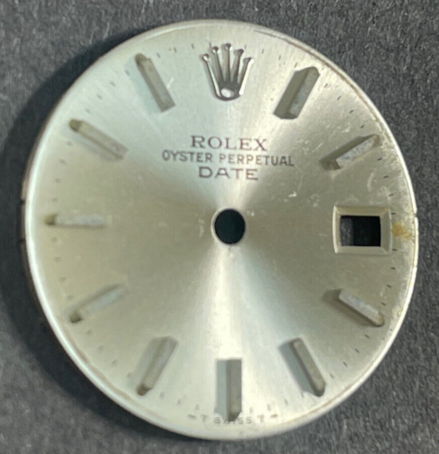 Vintage Rolex Oyster Perpertual Date Watch Dial For 26mm Case 6517 6519 6917