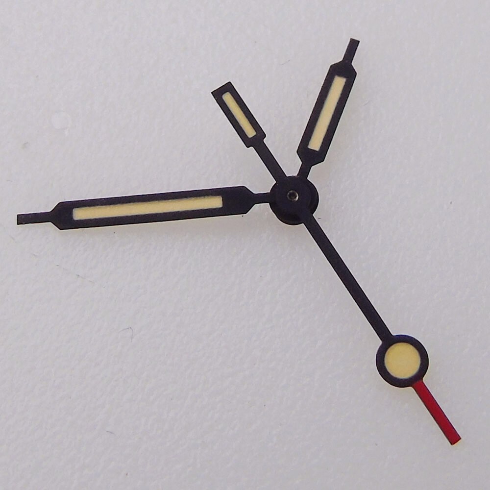 29mm Pilot Style Watch Dial Face and Hands Fit for NH35 NH36 Automatic Movement