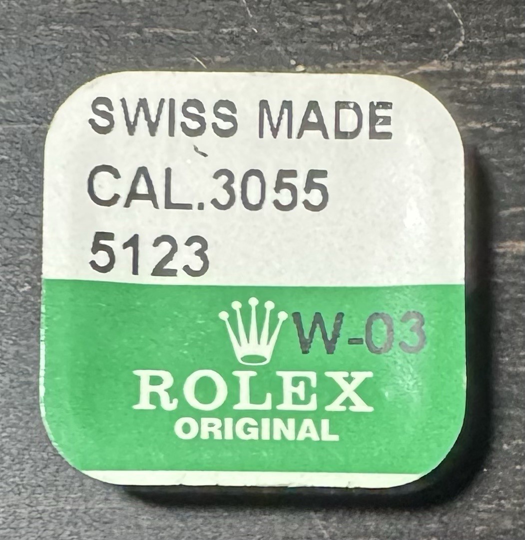 Rolex Cal. 3055 Part 5123 Hour Wheel Double Tooth