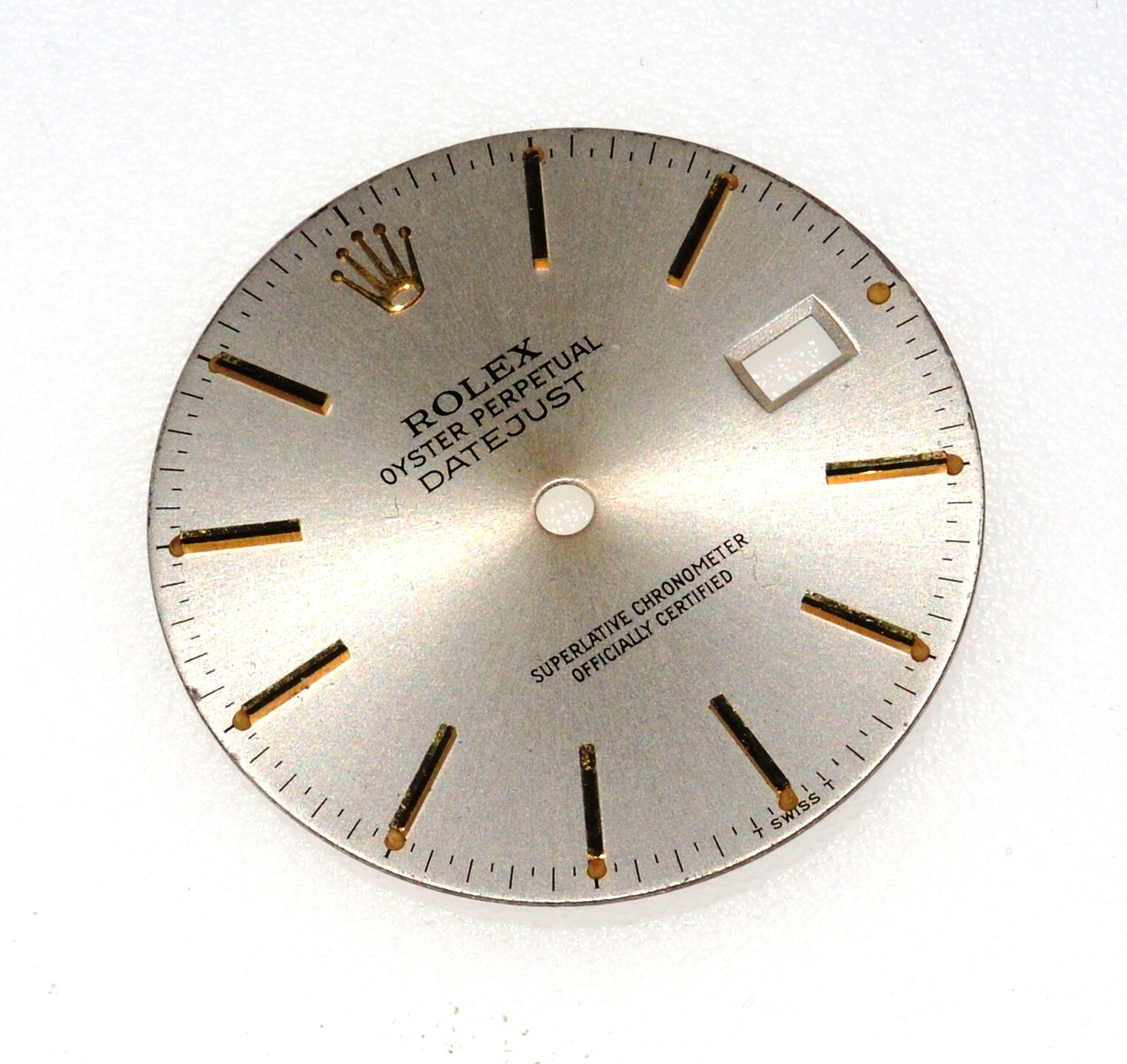 Rolex Men’s 36mm Datejust ORIGINAL White/ Cream Dial w/ Gold Accents 888B1! (G)