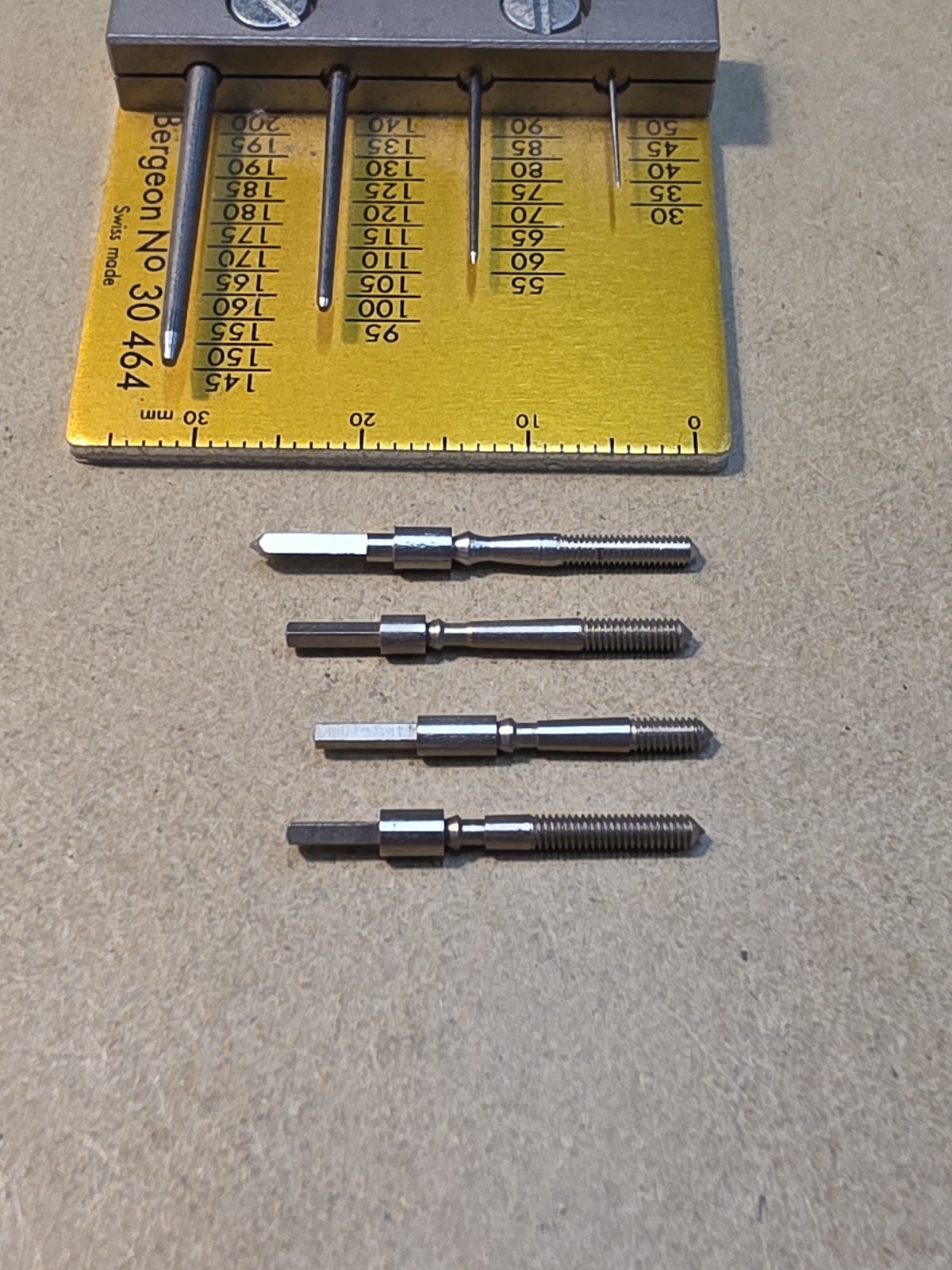 Lot Of 4 Mixed NOS American Pocket Watch 16s Stems Parts Spares