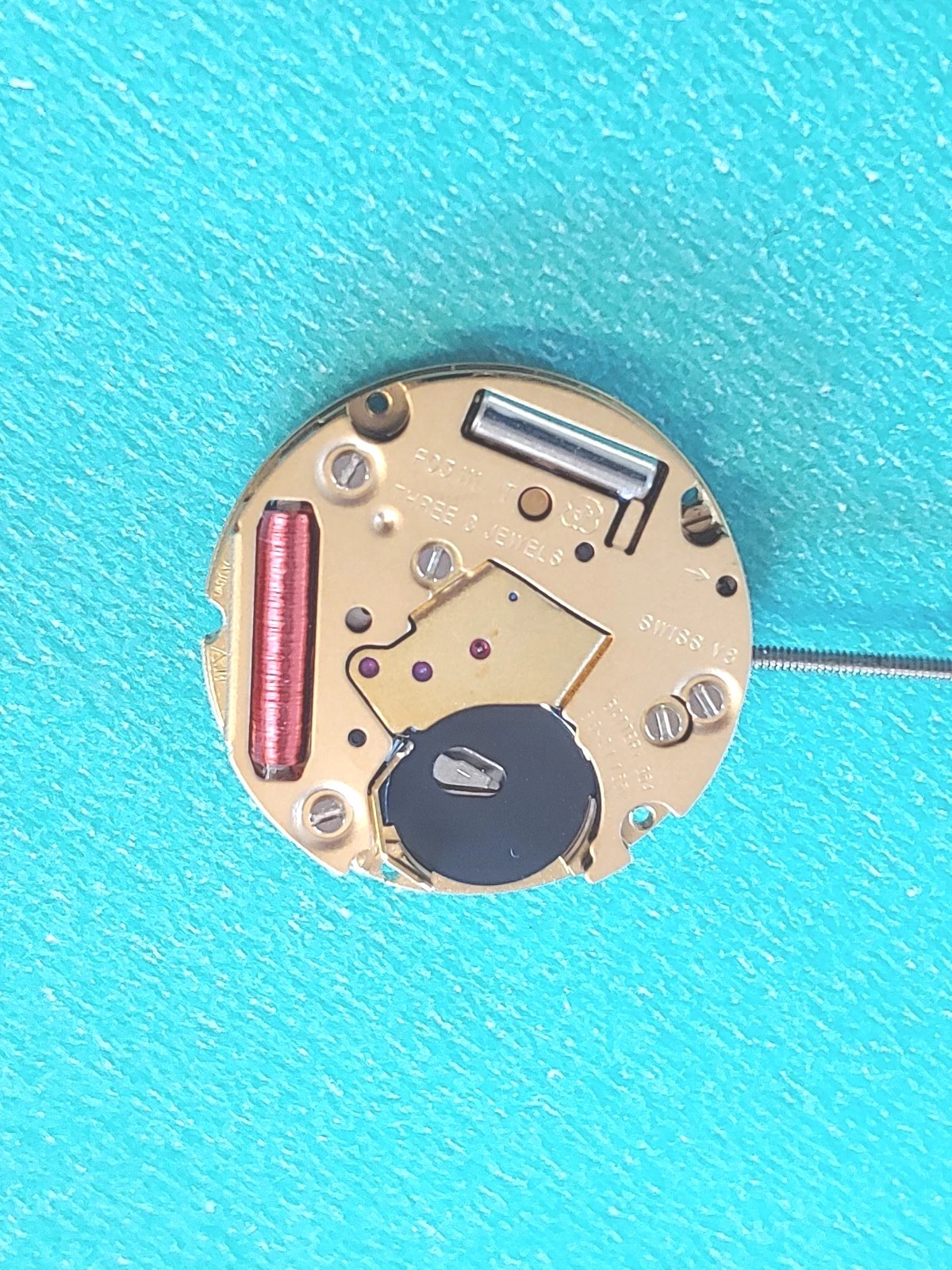 ETA F03.111 Date @3, 7.75″‘ 3 Jewel Movement. Sets,Runs,Keeping Time 24 Hrs.