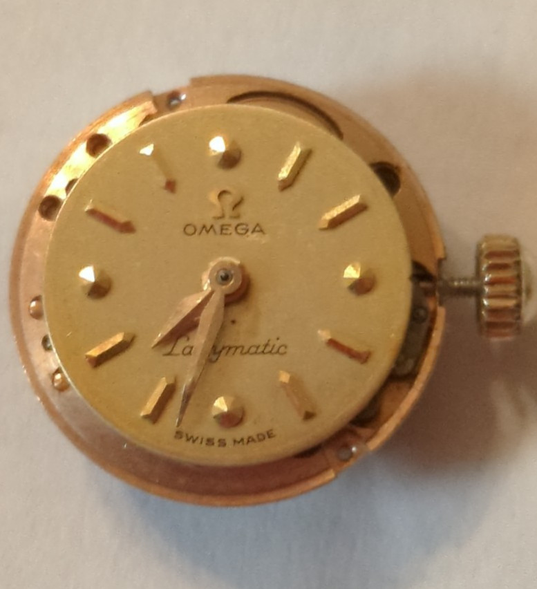 OMEGA AUTOMATIC MOVEMENT CAL 455 FOR OMEGA LADYMATIC WATCH 17 JEWELS- WORKING