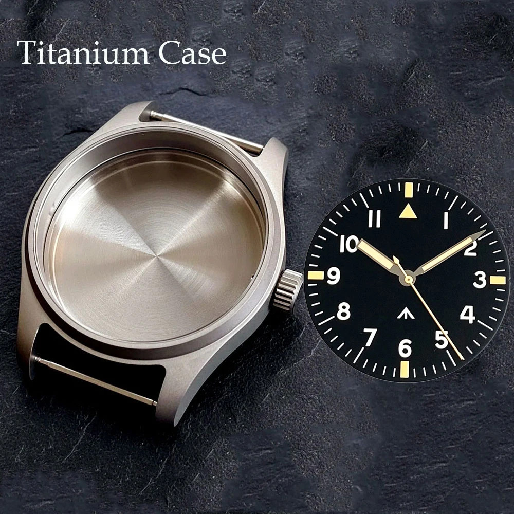 Tandorio Sapphire Glass 20ATM Titanium/Stainless Steel NH35 Diver Watch Mod Case