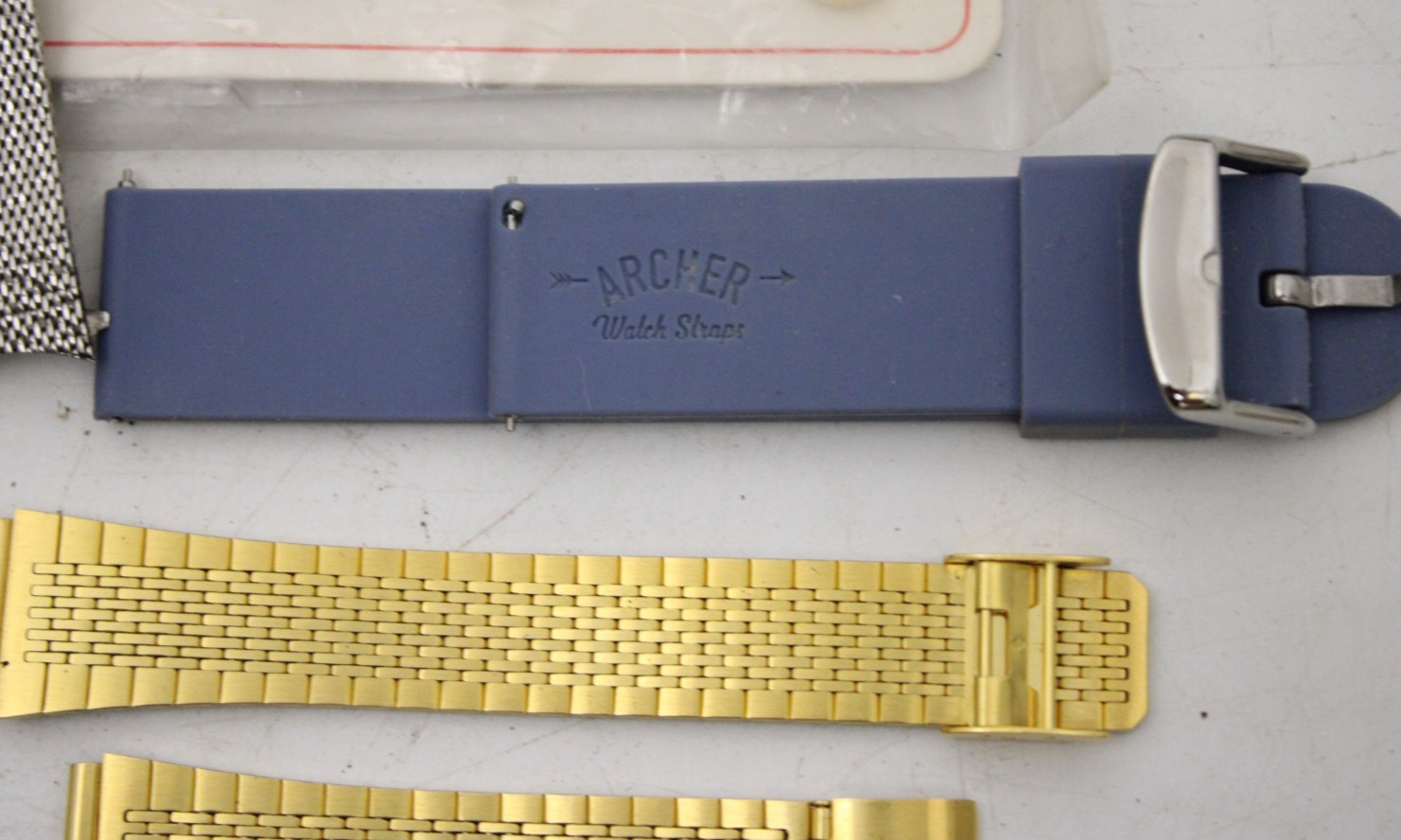 Quantity of Mixed Type Watchmakers Spare Straps, Various Lug Widths