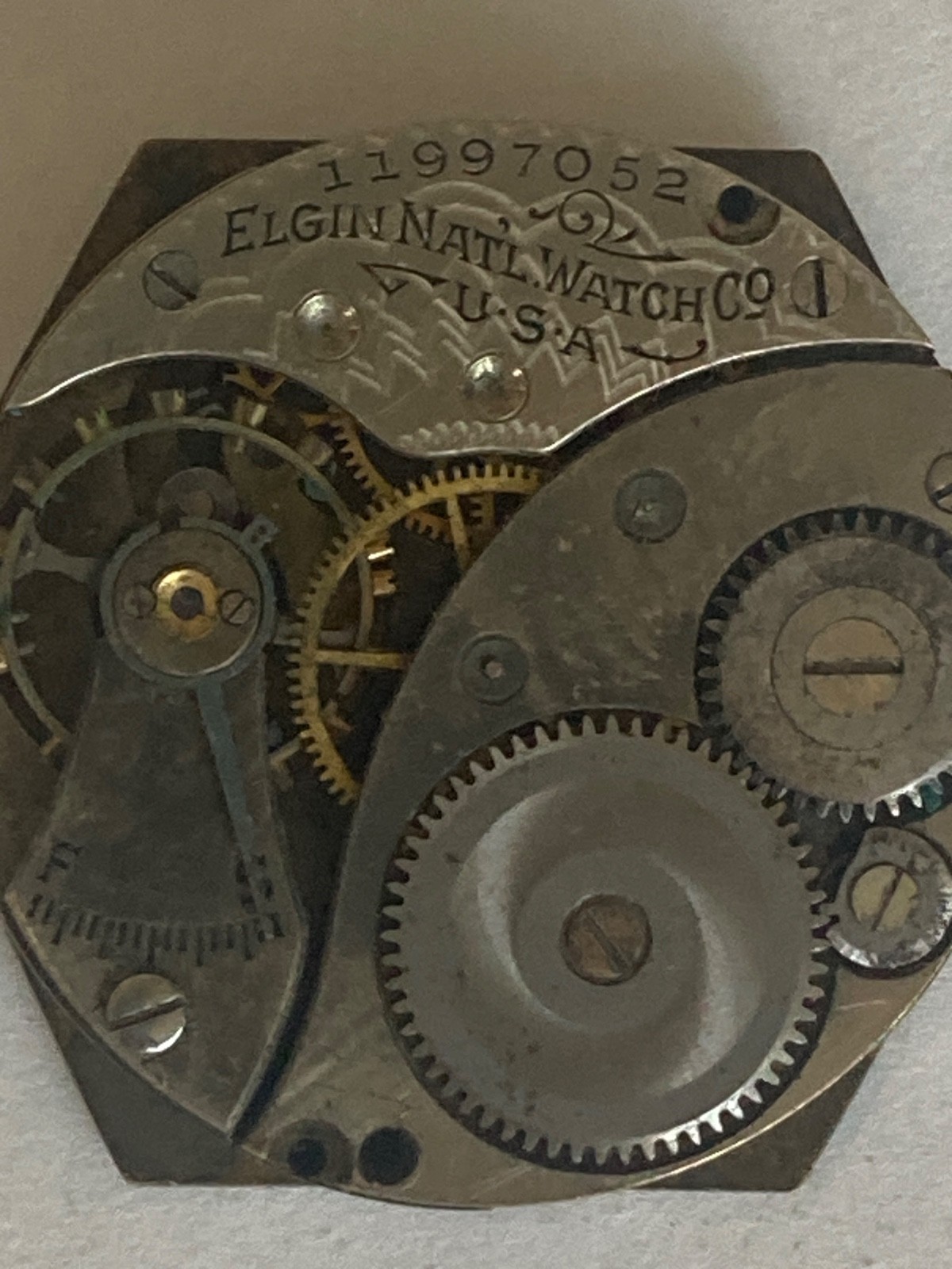Mixed Watch Movement/Dial Repair or Parts Only Lot Ingraham/Elgin