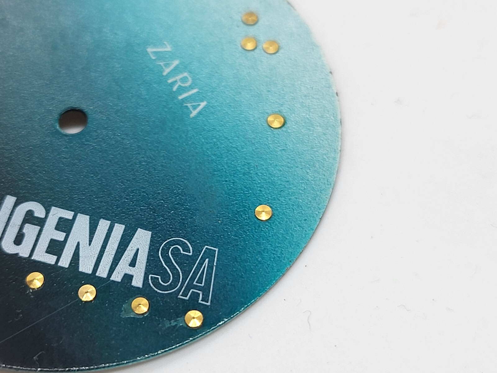 Dial ZARIA ZARJA New Ingenia SA Vintage Watch Parts Soviet USSR Collectible