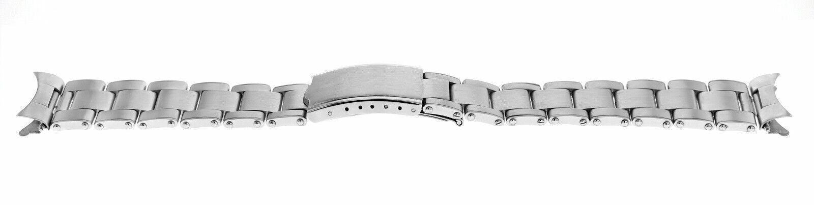 STAINLESS STEEL OYSTER WATCH BAND FOR ROLEX 19MM 34MM CASE 15210, 14000, 1400M
